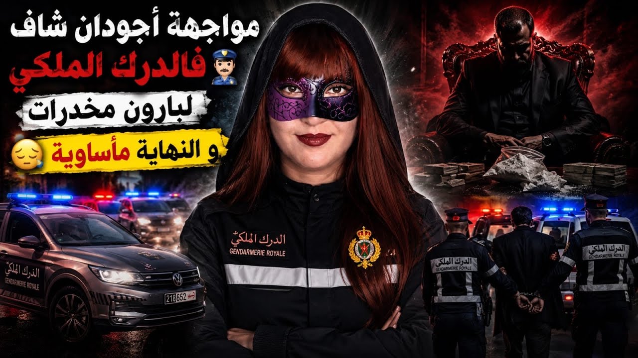 أجودان شاف👮🏻‍♂️ في الدرك الملكي واجه أخطر بارون مخدرات والنهاية مأساوية جدا😔