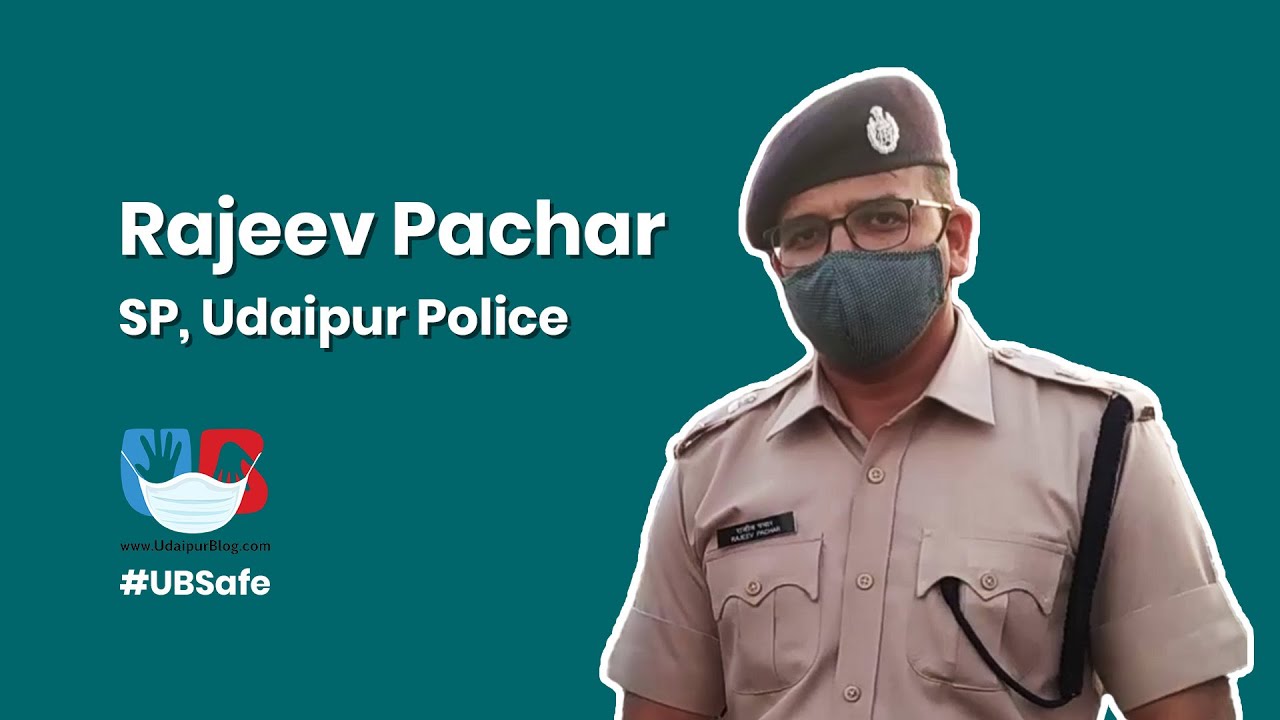 Rajeev Pachar - SP, Udaipur Police | #UBSafe | Public Appeal | Covid Awareness Drive #shorts