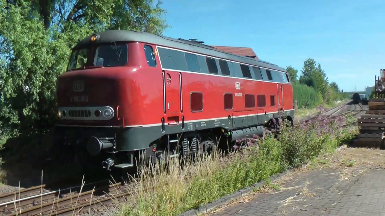 V160 002 - schwerer Stahl vor Aluminium - am 21.07.2017 in Spellen