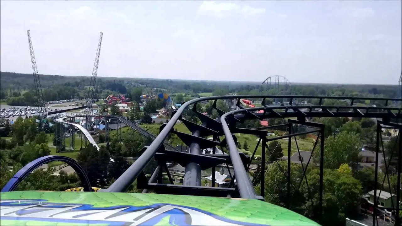 Darien Lake: Viper / On Ride Front Row POV / July 13, 2015