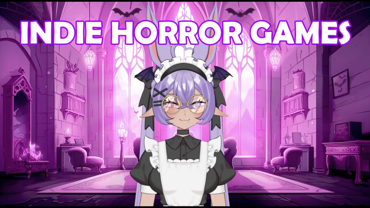 Bunnytuber plays indie horror games