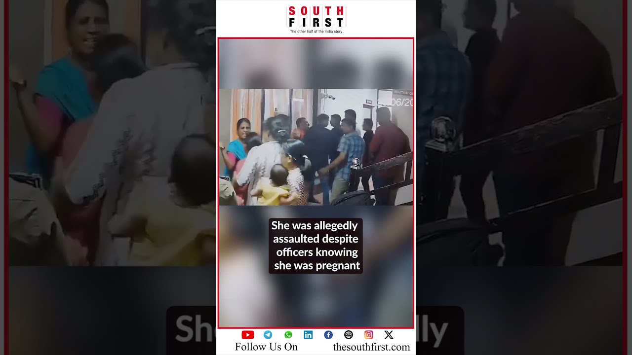 Kerala: CCTV shows alleged assault on pregnant woman inside Ernakulam police station