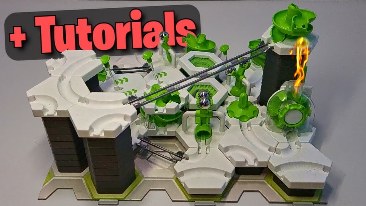 satisfying GraviTrax Marbleruns on one baseplate + Tutorials to recreate