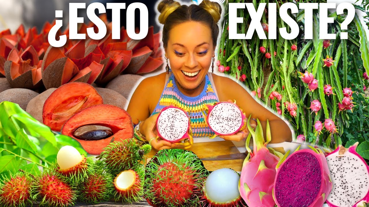 Probando FRUTAS MÁS EXÓTICAS DEL MUNDO que tiene México 🇲🇽 @EvaVerdae