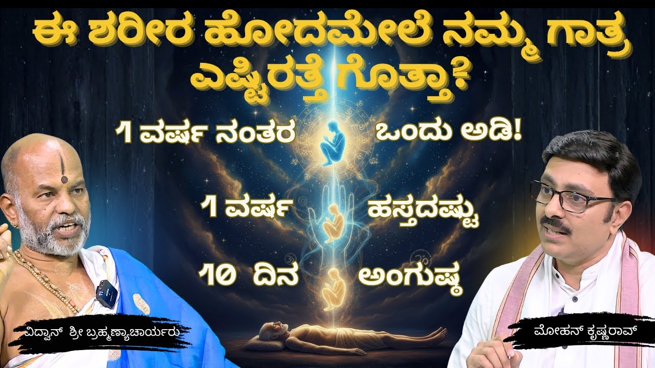 “ಮರಣದ ನಂತರ ಆತ್ಮ ಎಲ್ಲಿಗೆ ಹೋಗುತ್ತದೆ?”  ಗರುಡ ಪುರಾಣದ ರಹಸ್ಯ! ವಿದ್ವಾನ್ ಬ್ರಹ್ಮಣ್ಯಾಚಾರ್ಯರು