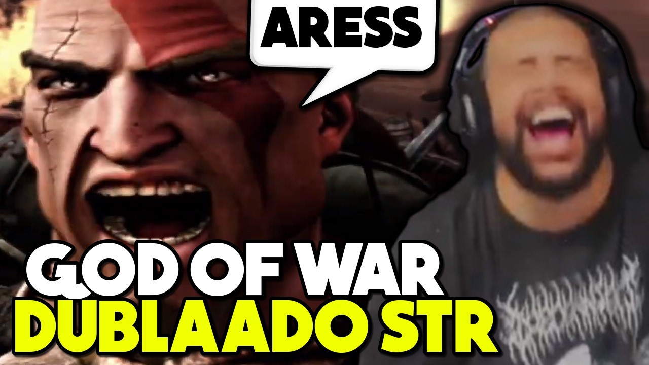 LUANGAMEPLAY REAJANDO A GOW 1 DUBLADO POR STR PARTE 2