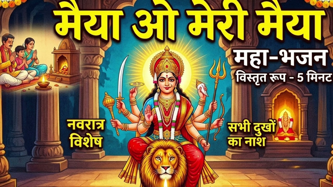 मैया ओ मेरी मैया | Maa Durga Bhajan 2026 | माँ दुर्गा का सबसे मधुर भजन (विस्तृत रूप - 5 Minute)