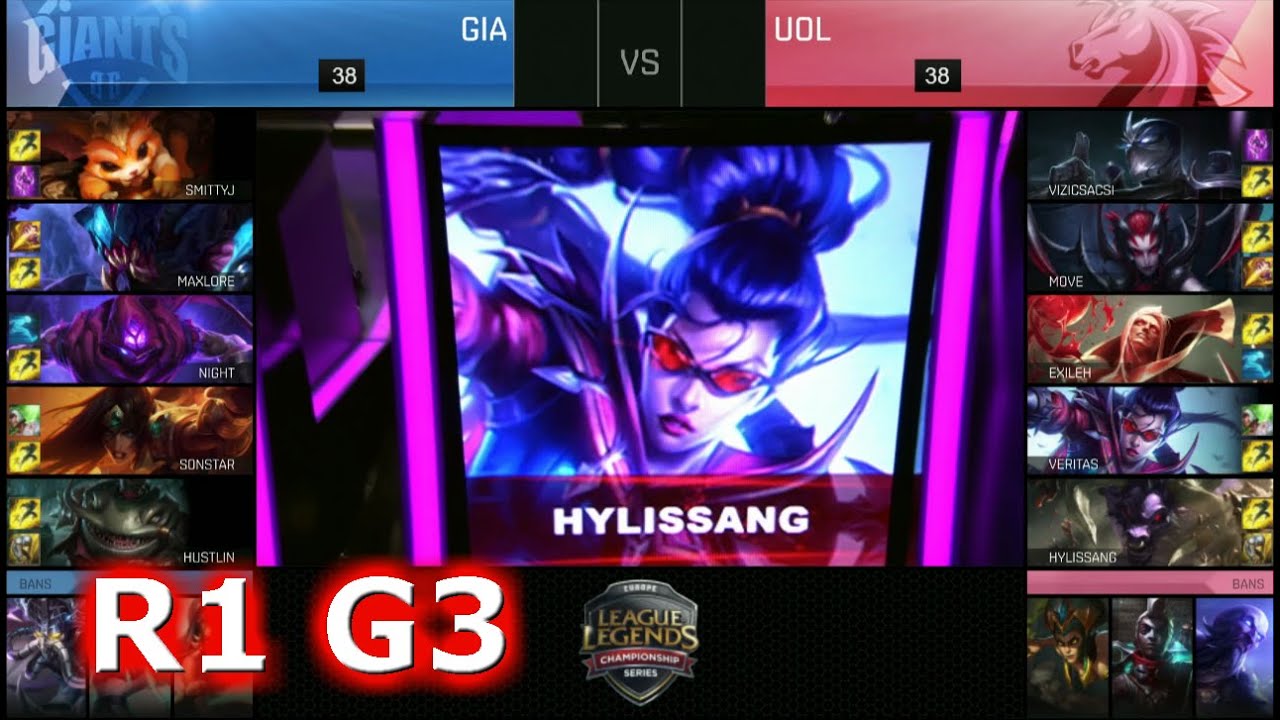 Unicorns of Love (UOL) vs Giants | Game 3 S6 Worlds 2016 EU Regional Qualifiers | GIA vs UOL G3