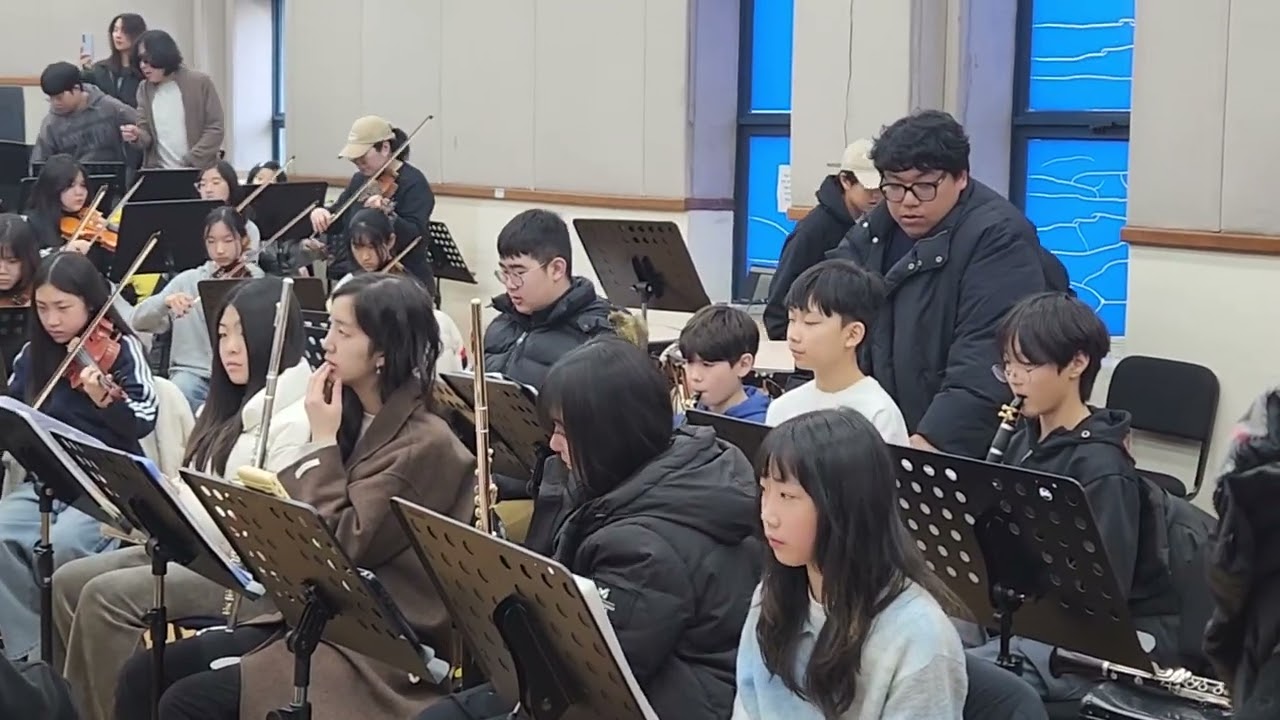 벨유스오케스트라 2026.1.31(토) 평택남부문예회관 3층 연습실 합주중 #평택시민 #평택시청소년 #평택유스 #평택벨유스