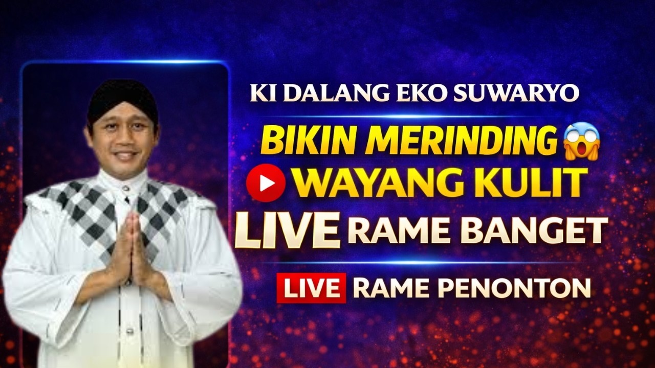 KI DALANG EKO SUWARYO BIKIN MERINDING! 😱 WAYANG KULIT LIVE RAME BANGET