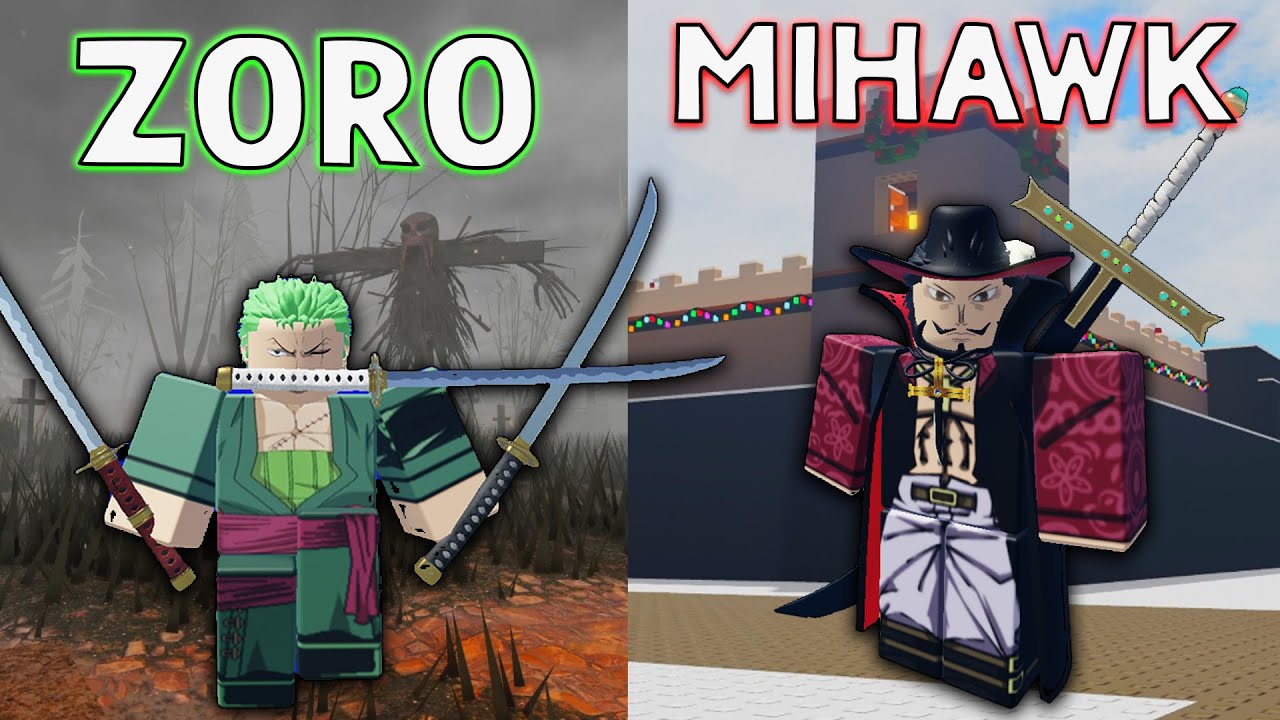 ZORO and MIHAWK in COMBAT WARRIORS