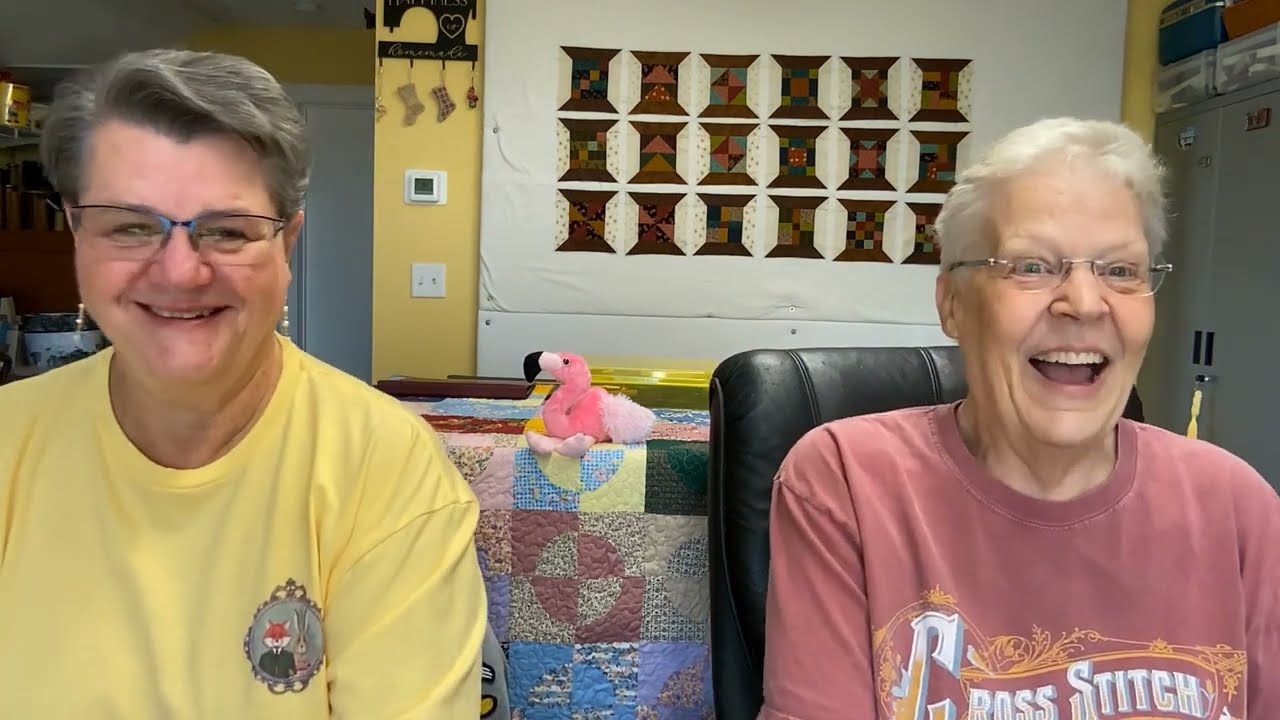 Loose Thread Stitchers Flosstube #18 - It's Been A Minute!  We are back!