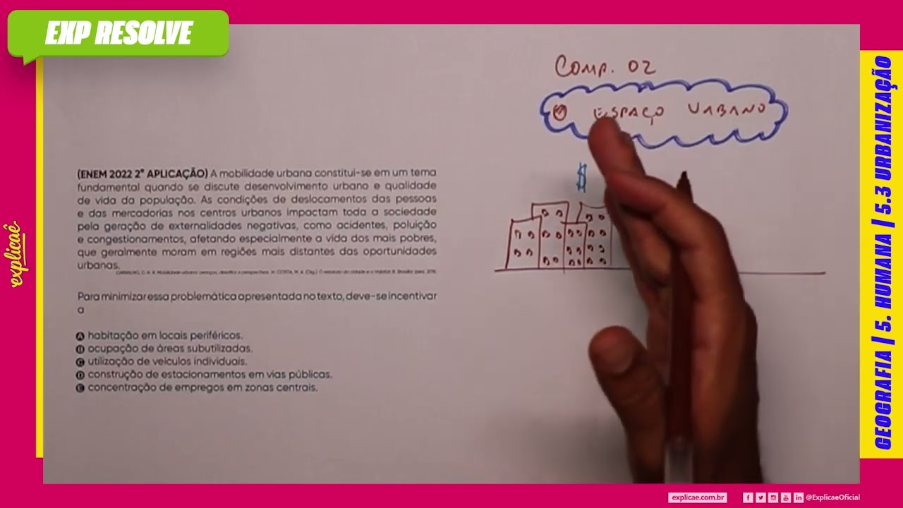 A MOBILIDADE URBANA CONSTITUI-SE EM UM TEMA FUNDAMENTAL QUANDO (...) | URBANIZAÇÃO