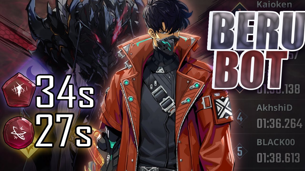 🐜 BERU [F2P/P2W BEST RUNS] | BoT S14 #1 | Solo Leveling arise