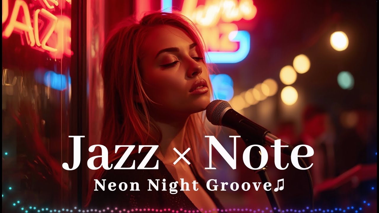 【Jazz Note】Neon Night Groove – Modal Jazz with Female Vocals | Neon-lit Nights Modal Jazz BGM