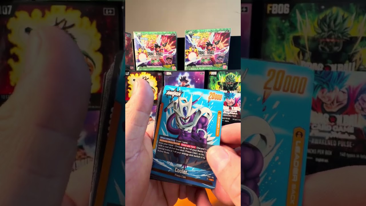 Opening a dragon ball FB01 in 2026, awakened Pulse. 