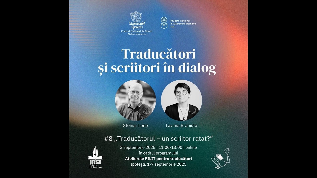 #8 „Traducători și scriitori în dialog”/ Steinar Lone - Lavinia Braniște
