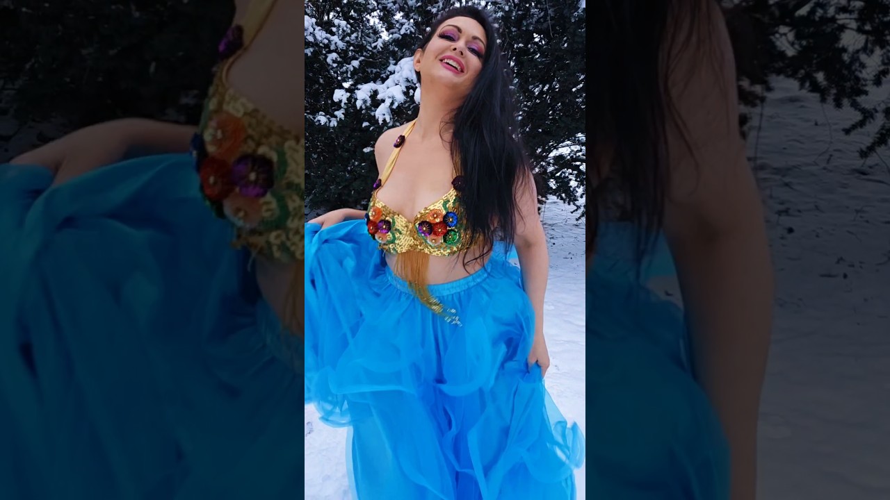 Snow Queen Winter Belly Dance ❄️✨ | Mary Monroe | Maxim CoverGirl 2026 