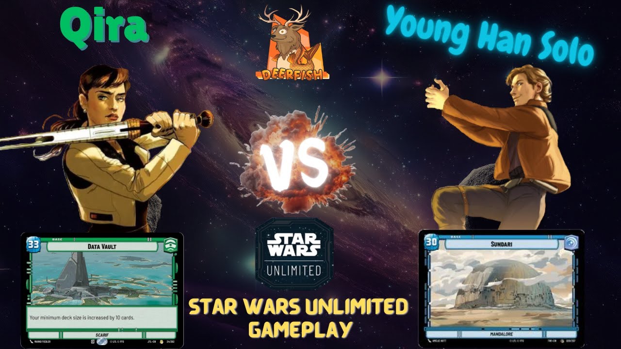 Qira Data Vault Vs Han2 Blue | Top 4 Match Carbonite Box Tournament | Star Wars Unlimited Gameplay