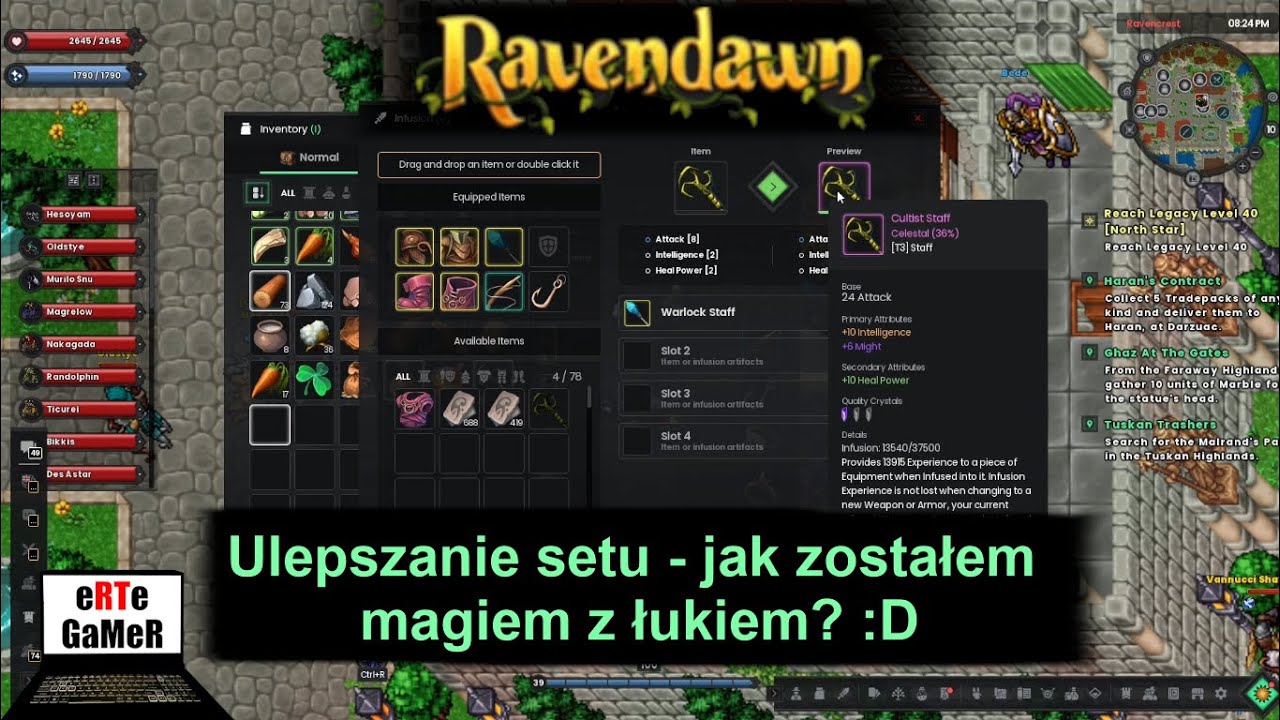 RAVENDAWN - Jak zostałem magiem z łukiem? [PORADNIK] | CHARACTER STATS AND EQ UPGRADE