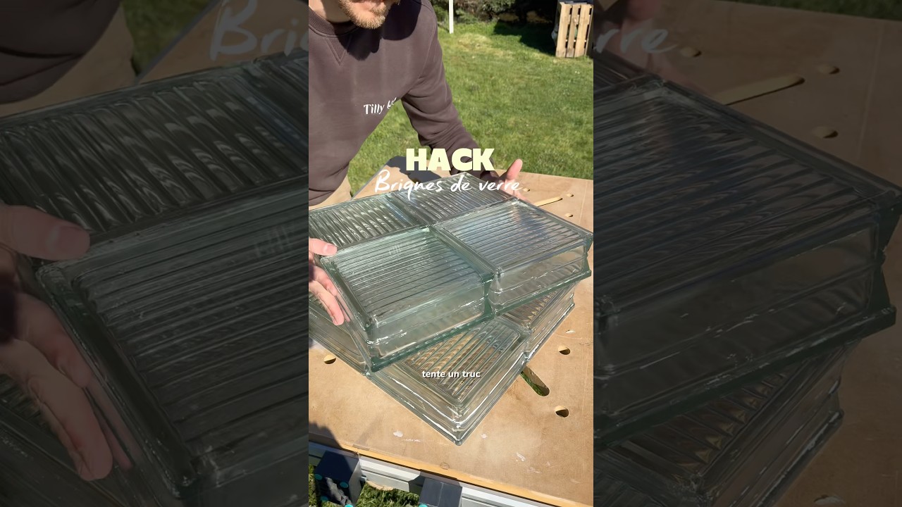 Hack brique de verre - DIY console lampe ✅