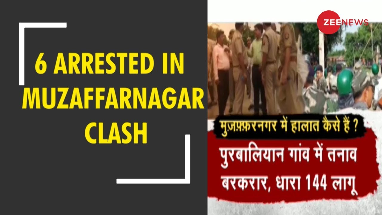6 arrested after conflict in two communities in Purbaliyan village of Muzaffarnagar