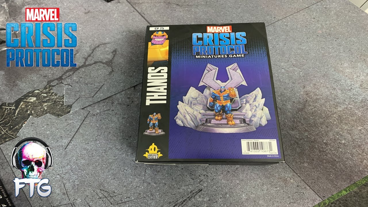 Marvel Crisis Protocol Unboxing - Thanos
