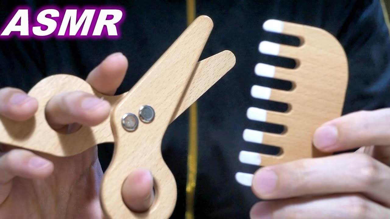 ASMR Doing Your Wood Haircut Condensed healing