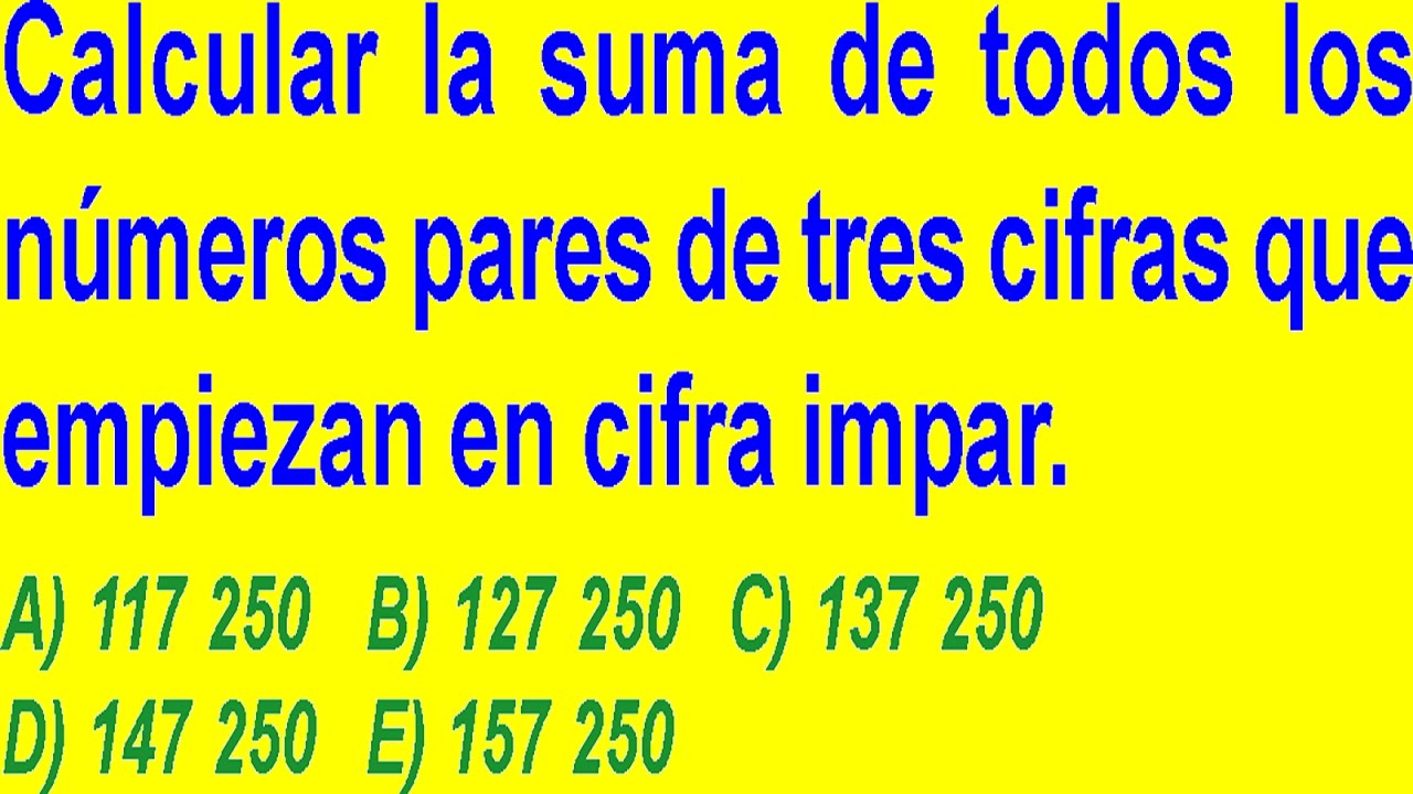 ADICIÓN ARITMÉTICA - PROBLEMA RESUELTO - ADMISIÓN A LA UNIVERSIDAD - SUMA DE NUMERALES
