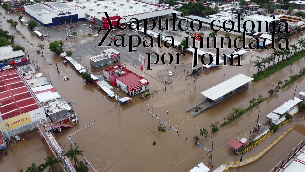 Huracan John, Acapulco, Gro. Colonia Emiliano Zapata, 2024