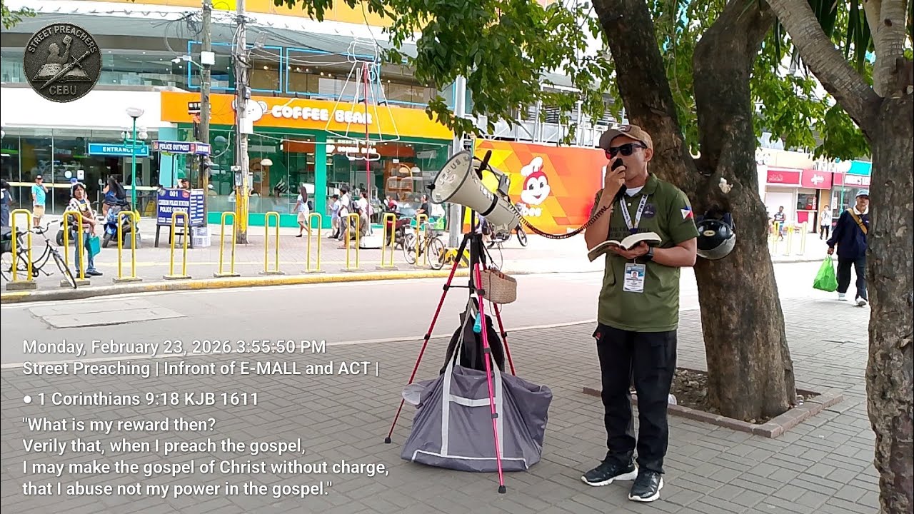 STREET PREACHING | INFRONT OF E-MALL AND ACT, CEBU CITY | Preacher Stanley 