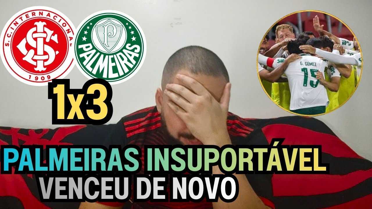REACT MELHORES MOMENTOS INTERNACIONAL 1x3 PALMEIRAS - PORCO VENCE FORA DE CASA JOGO IMPORTANTE 