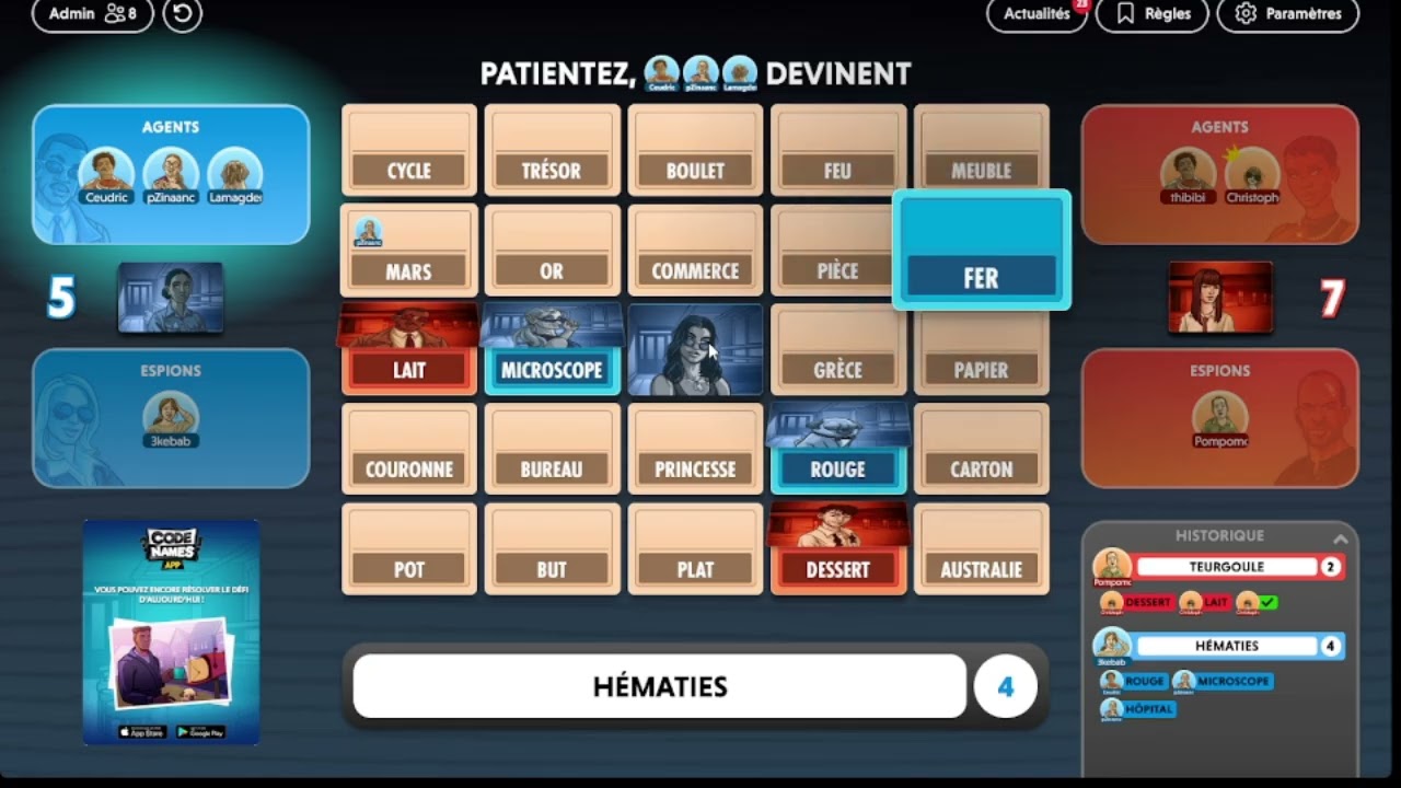 LIGNE DE MEUBLE | CodeNames