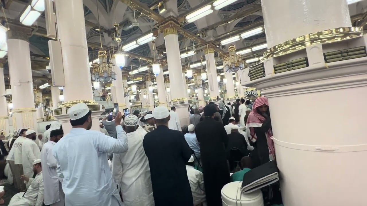 Ramadan Night 5: Isha Azan & Taraweeh Vibes at Masjid Al Nabawi #ramadan 