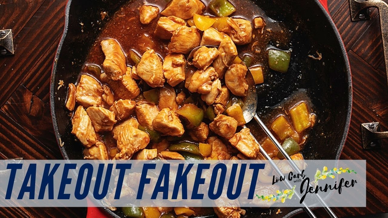 Keto Sweet and Sour Chicken (No Frying!)