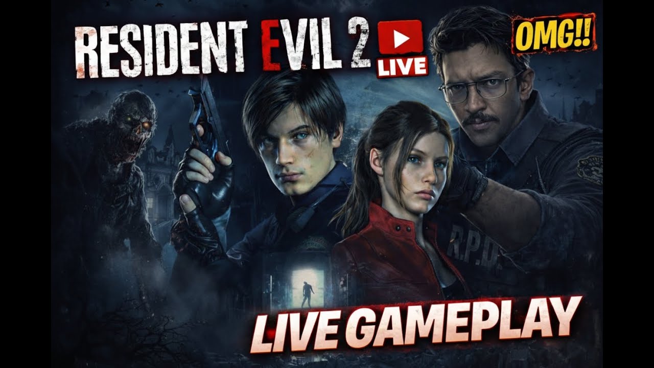 Help me survive in Resident Evil 2 #varietystreamer #residentevil ##residentevil2 #leonskennedy