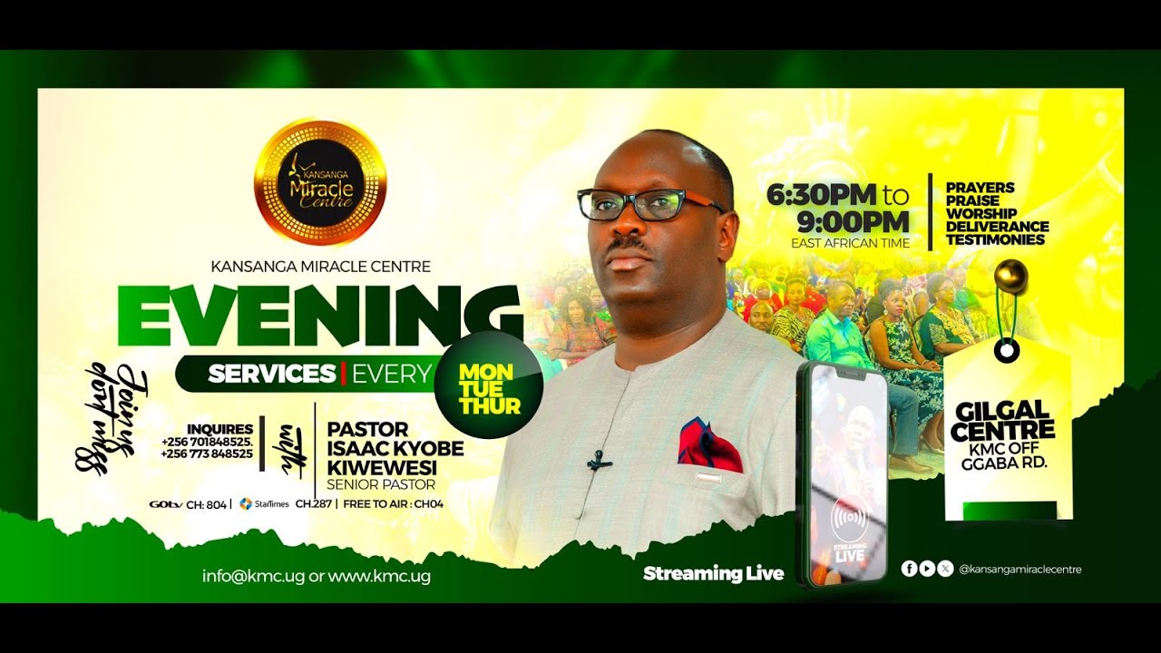FRIDAY EVENING SERVICE| PR CHARLES KASIBANTE || 6TH FEB 2026