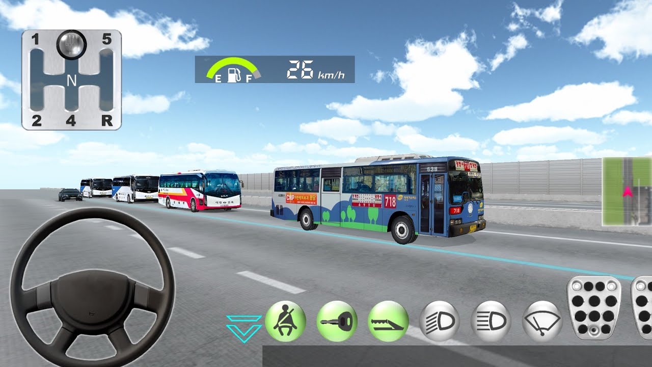 I Tried A 3D Bus Driving Simulator | 3d driving class 2DONT STOP - Slowed  
