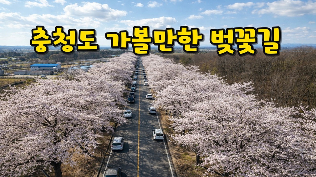 충청도 가 볼만한 벚꽃길 명소와 갓구운 빵으로 유명한 카페 #벚꽃명소 #빵맛집