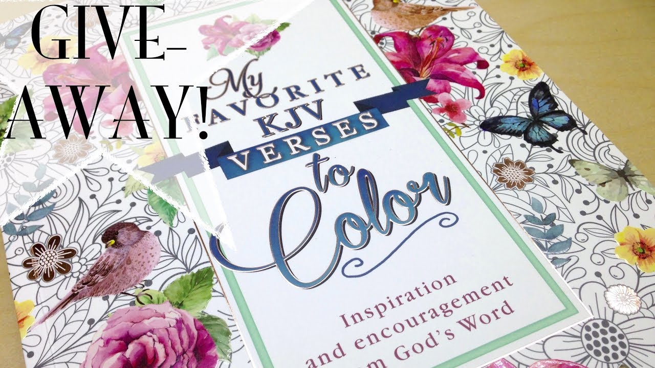 Giveaway: KJV Bible Coloring Book