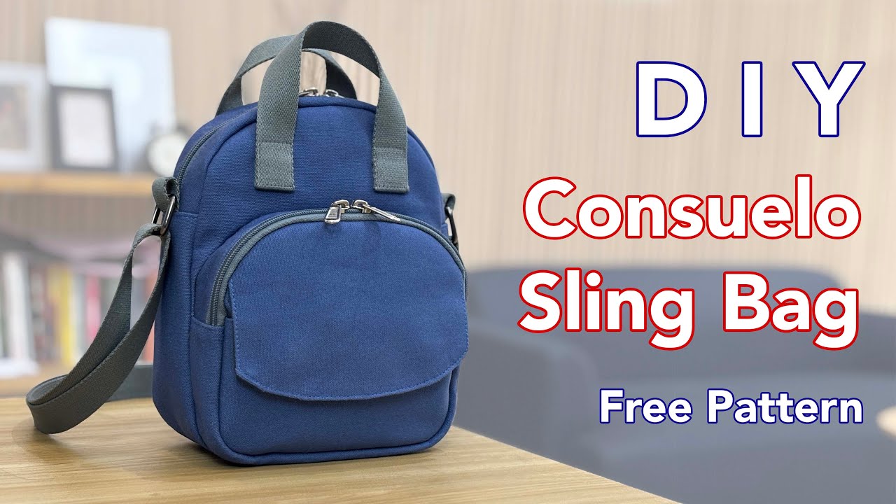 DIY Consuelo Sling Bag - How to make crossbody bag
