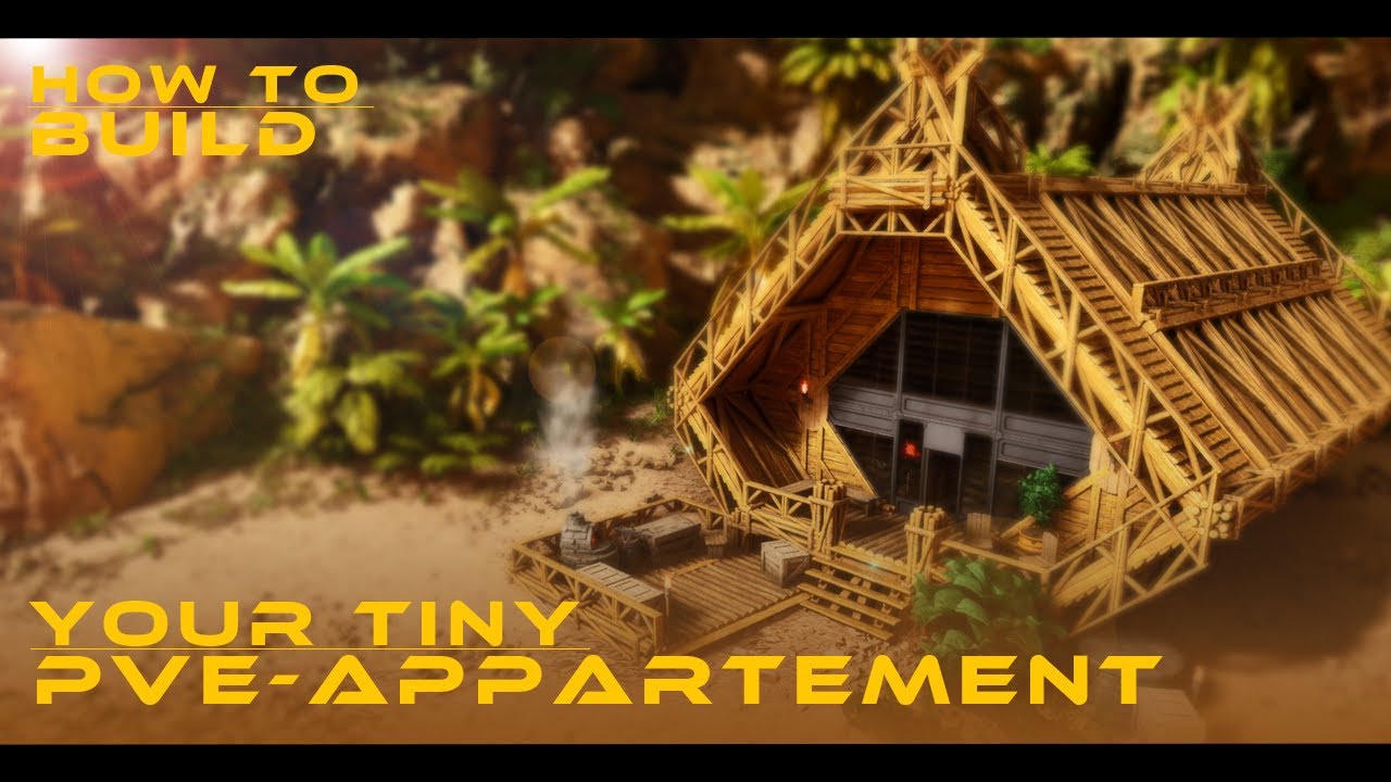 HOW TO BUILD PvE BEACH-BASE/TINY APPARTEMENT/Kreatives bauen in ASA/SPEEDBUILD/ASA/ARK PvE BUILD