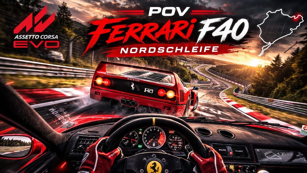 Assetto Corsa EVO l Ferrari F40 l POV 