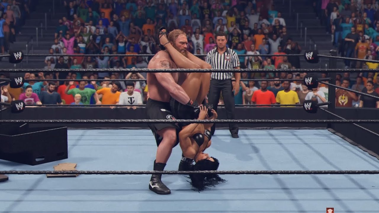 Brock Lesnar vs Chyna Full Match at SmackDown WWE2K26 