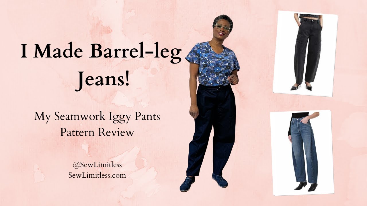 I Made Barrel-leg Pants - My Seamwork Iggy Pants Review