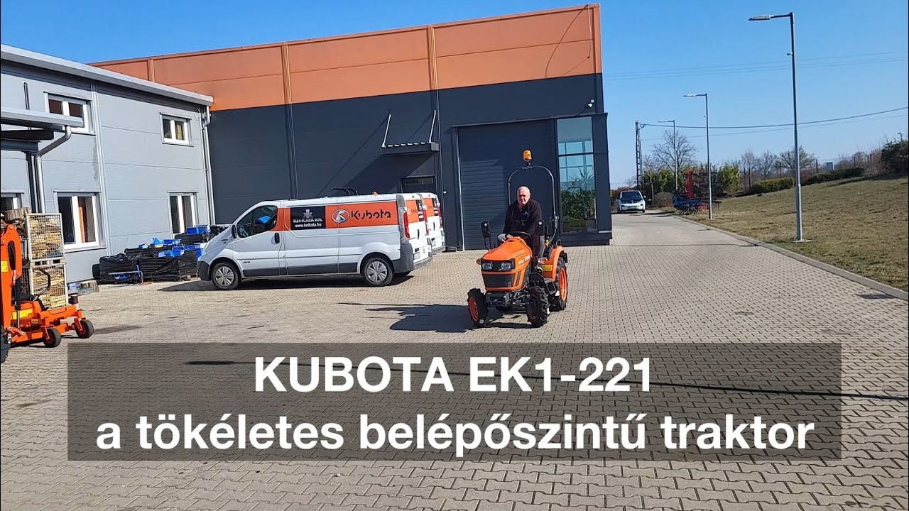 EK1-221, a tökéletes belépőszintű traktor bemutatója.