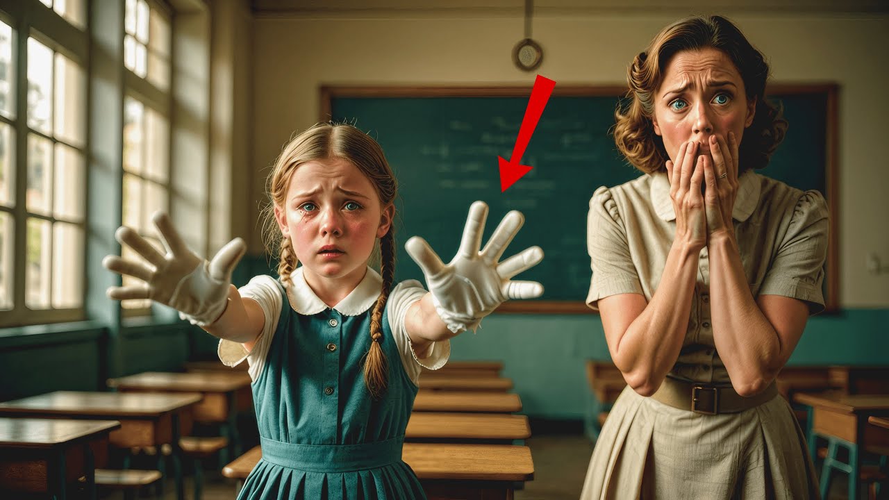 Ella no quería quitarse los guantes en clase… y descubrimos por qué