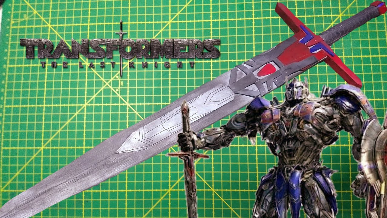 CÓMO HACER la ESPADA de OPTIMUS PRIME de MADERA * TRANSFORMERS * DIY Optimus Prime's Sword