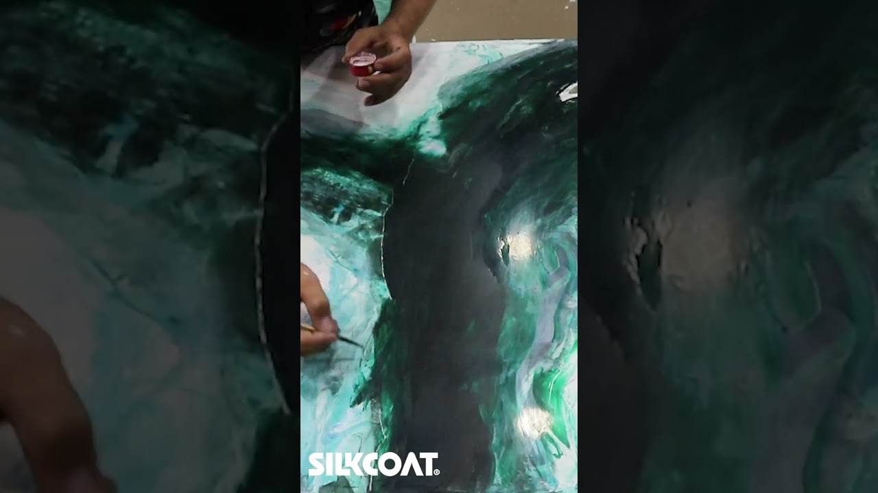 A high-quality, decorative coating material for interior spaces. #interiordesign #art #decoration