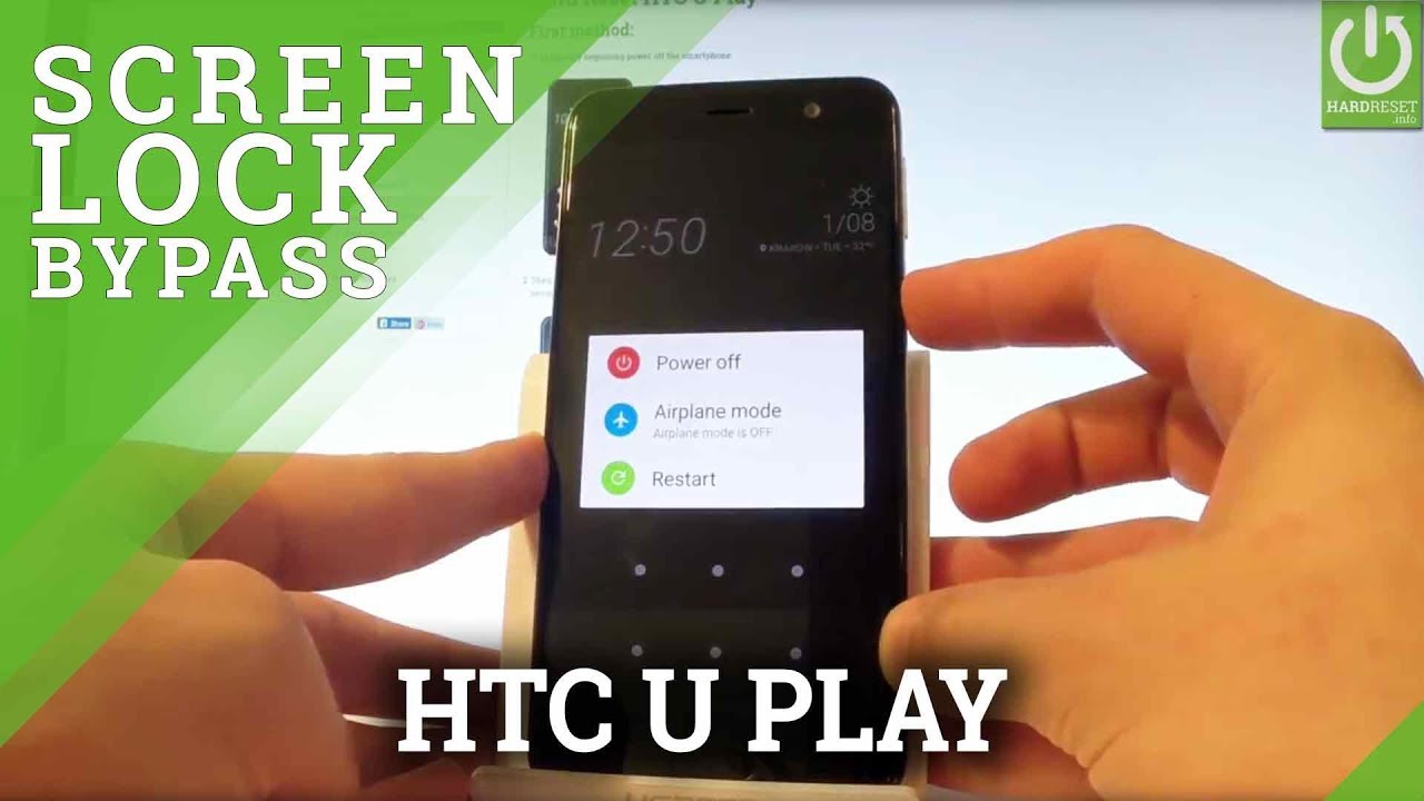 Hard Reset HTC U Play - Bypass Screen Lock / Restore HTC U Play